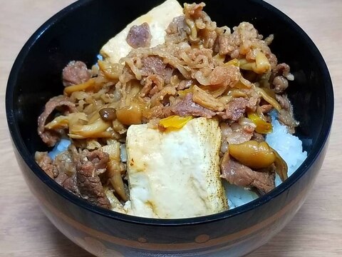 関西風すき焼き丼